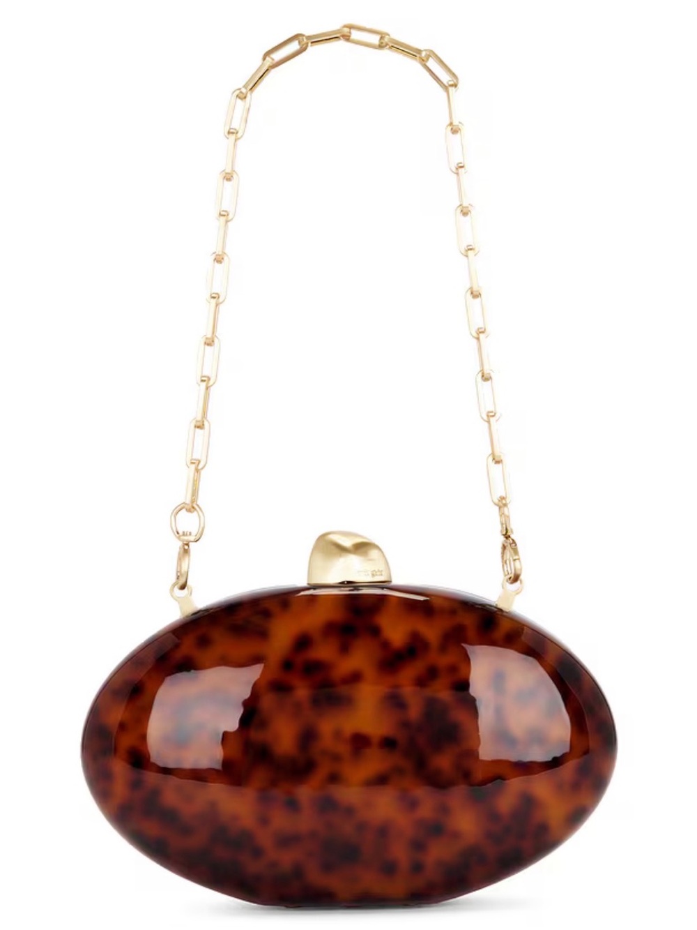 Cult Gaia Eviana Clutch Tortoiseshell